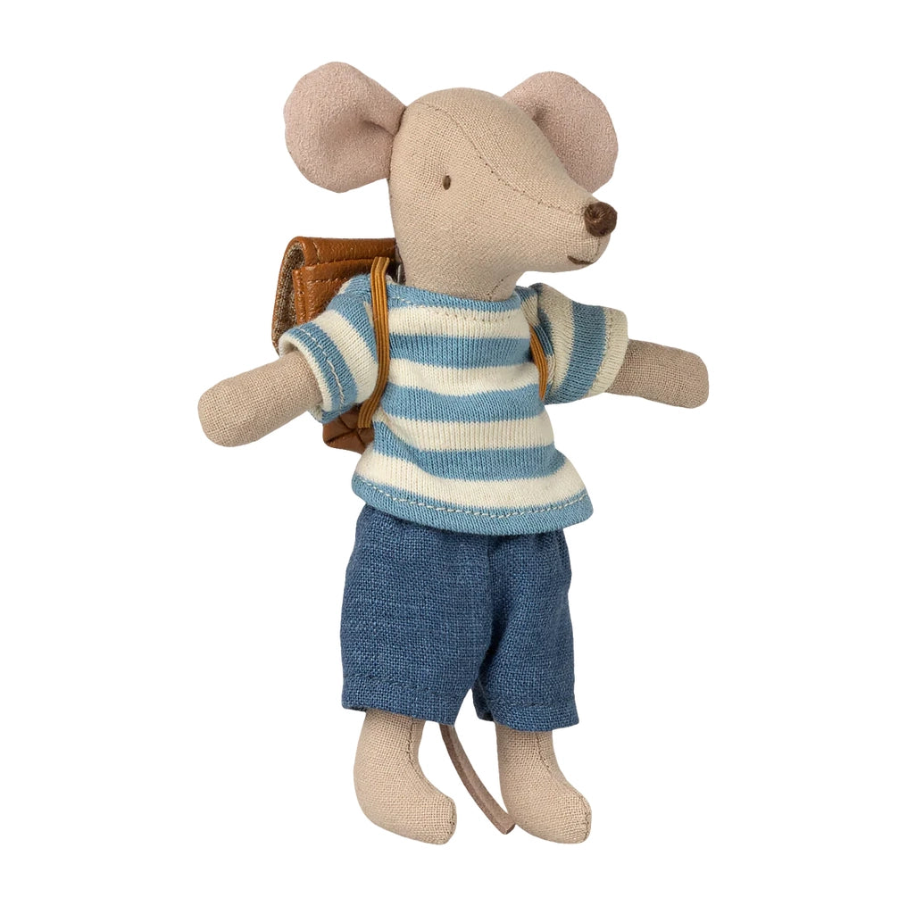 Clothes and bag, Big brother mouse - Brown
