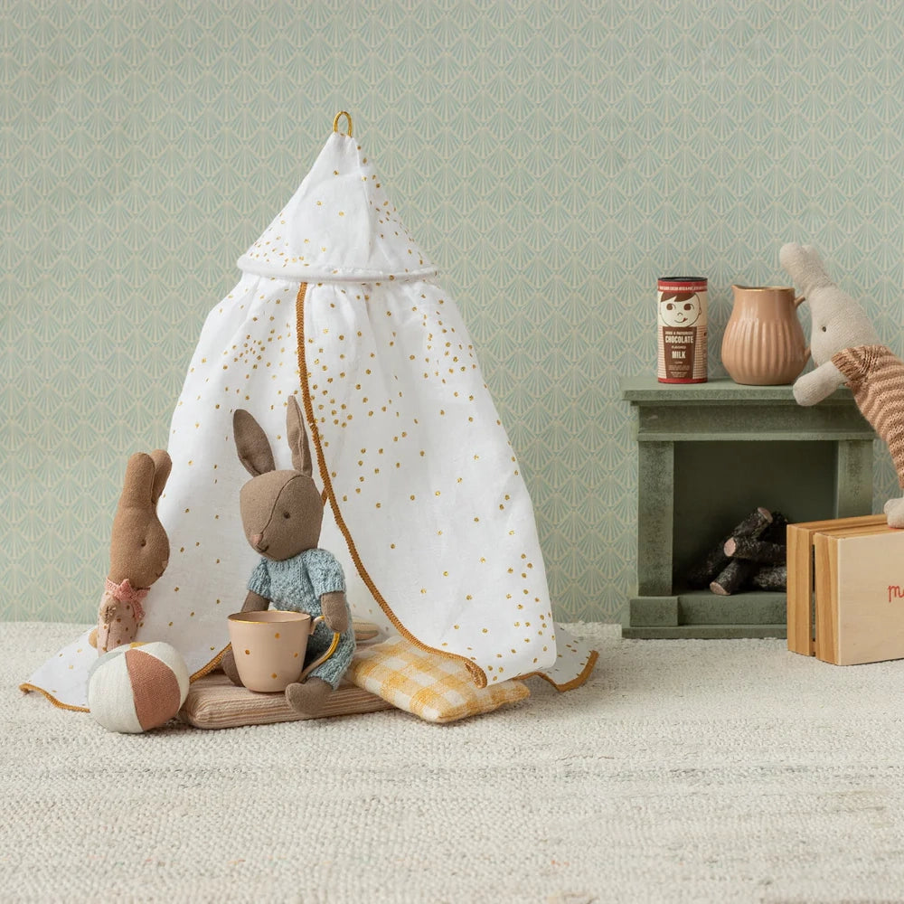 Bed canopy, Miniature - Off white