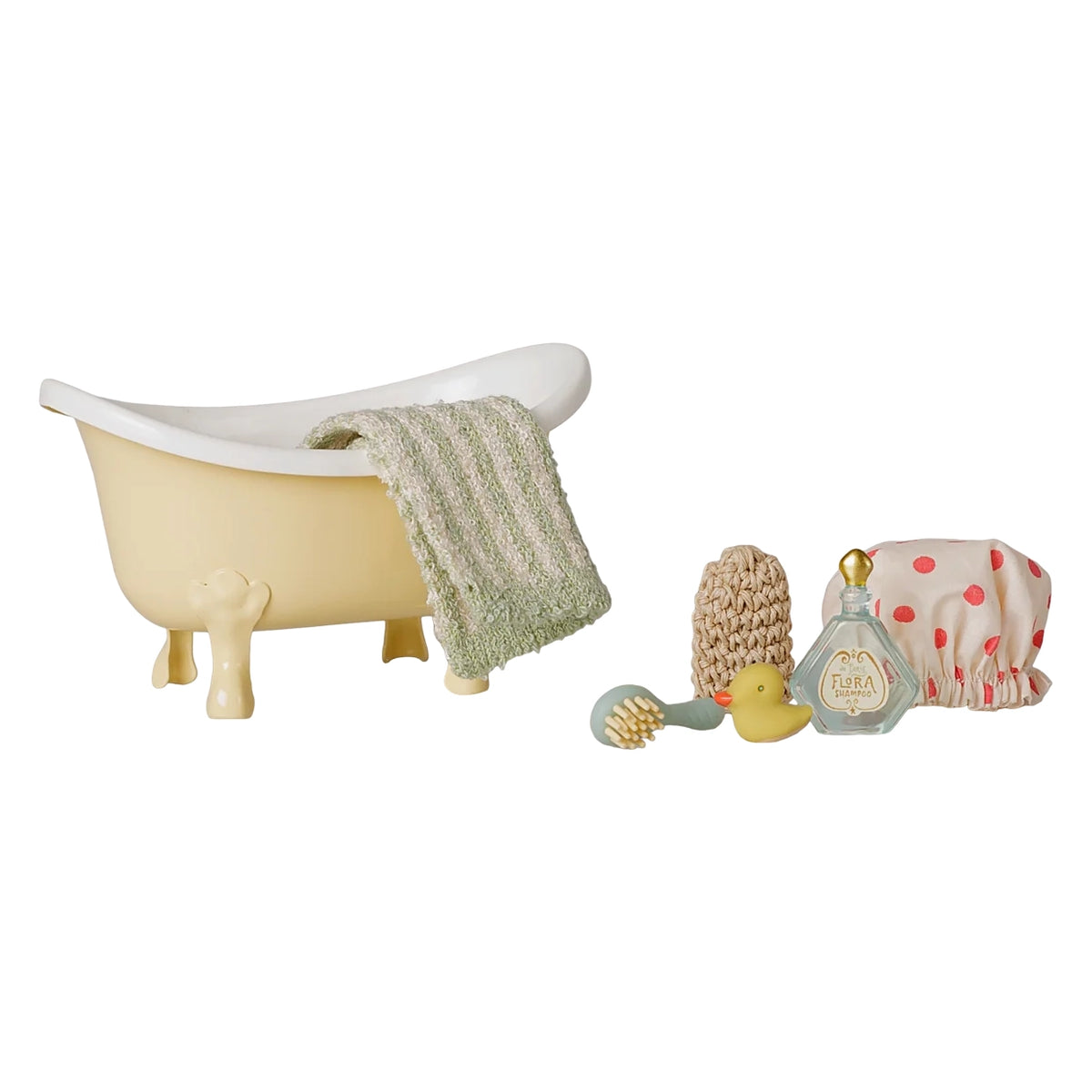 Badewannen-Set, Maus – Gelb