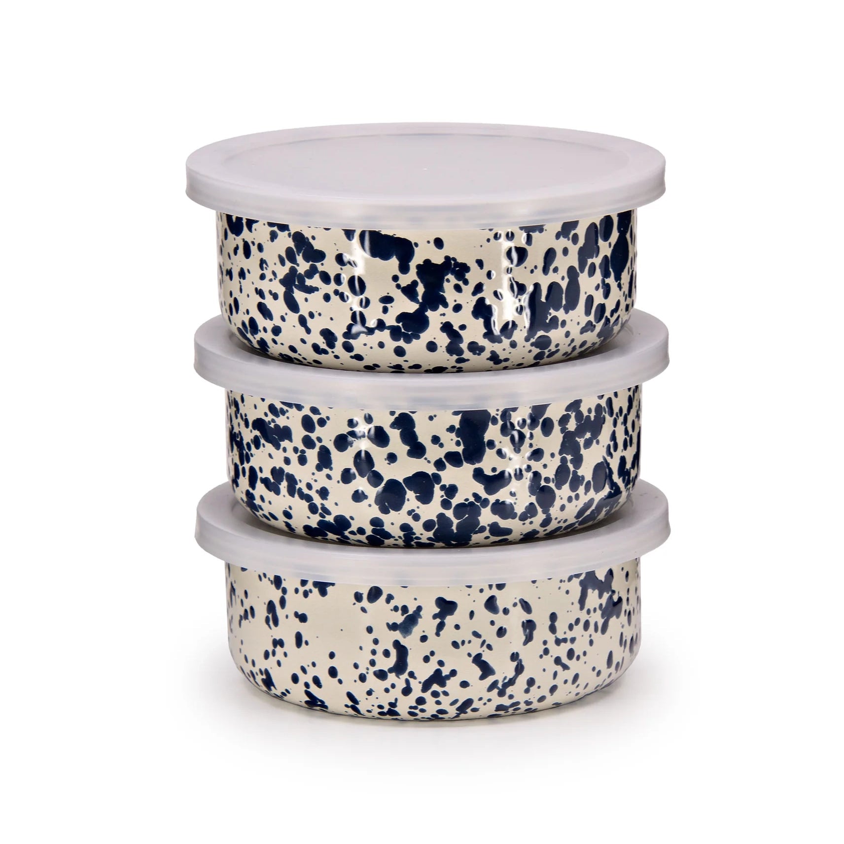 Lunch enamel bowl with lid (1 pisce)