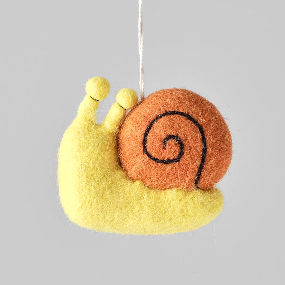 Snail Hanging Felt Ornament