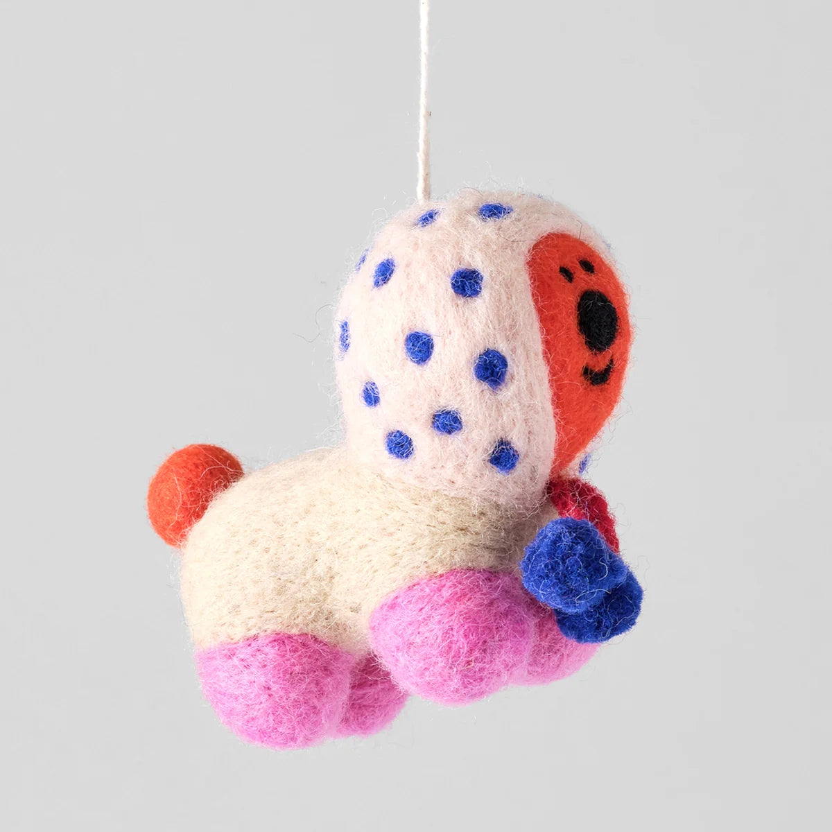 PomPom Pup Hanging Felt Ornament
