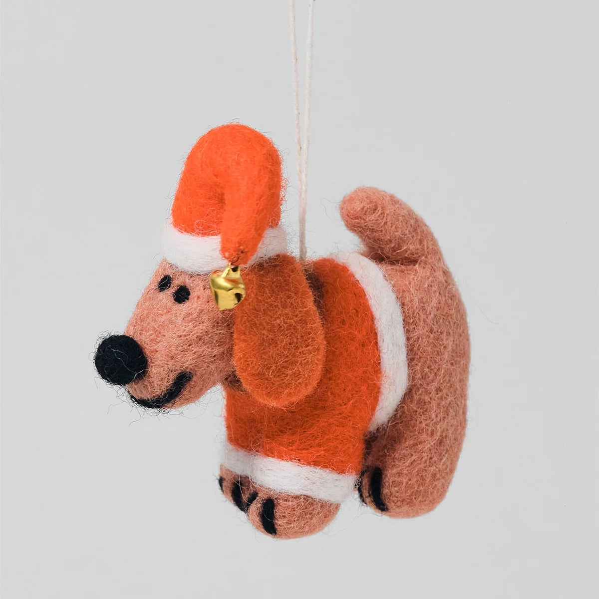 Jeff, Jingle Dog Hanging Felt Ornament