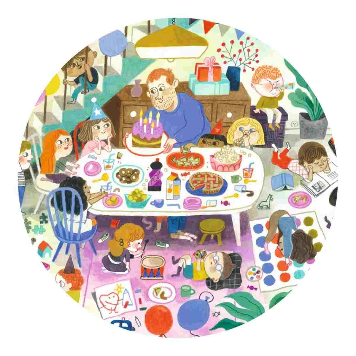 Wimmelpuzzle: Birthday