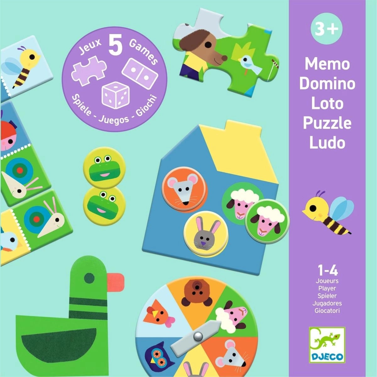 5 in 1 Educational Gamebox: On the Farm