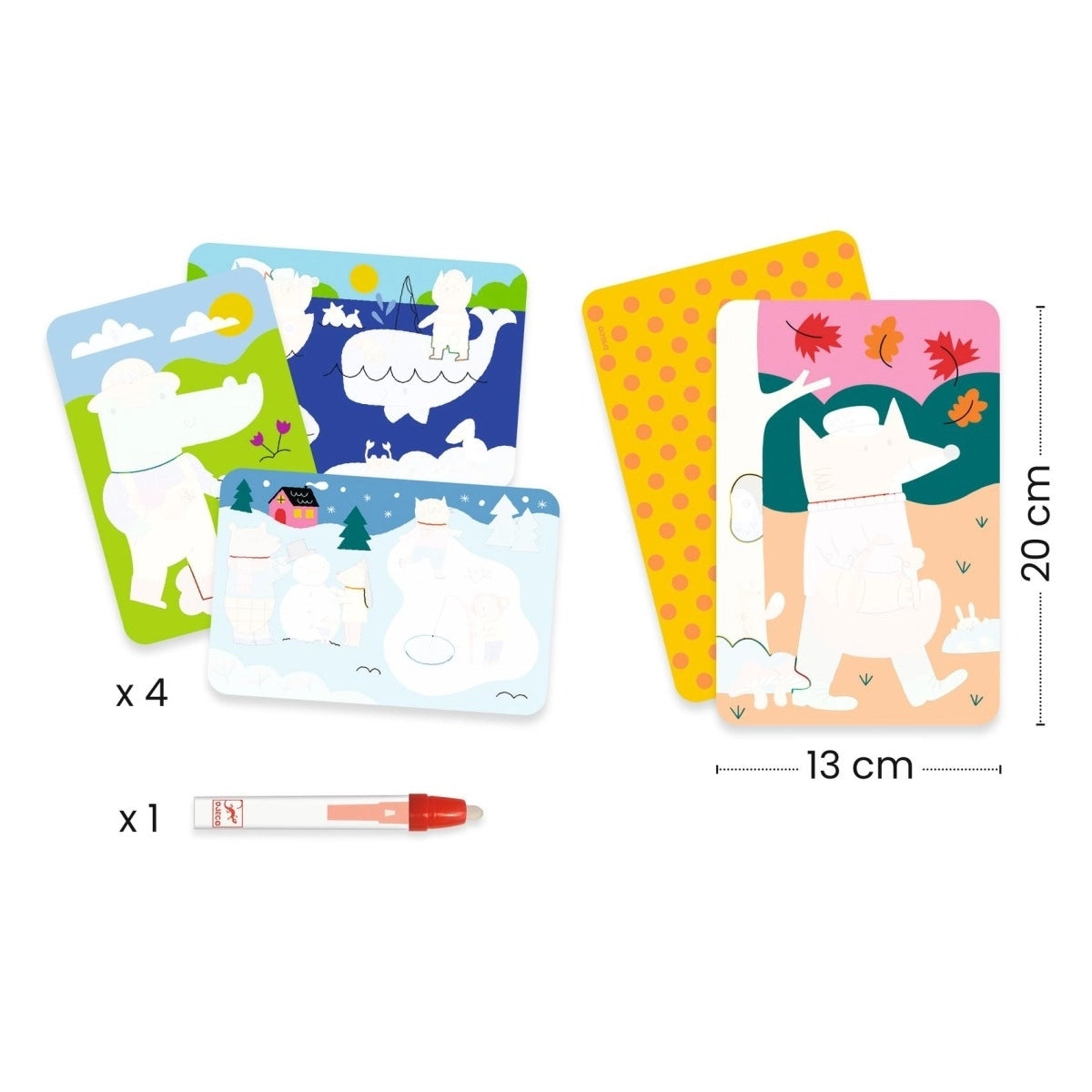 Mini Magic Colouring - 4 seasons