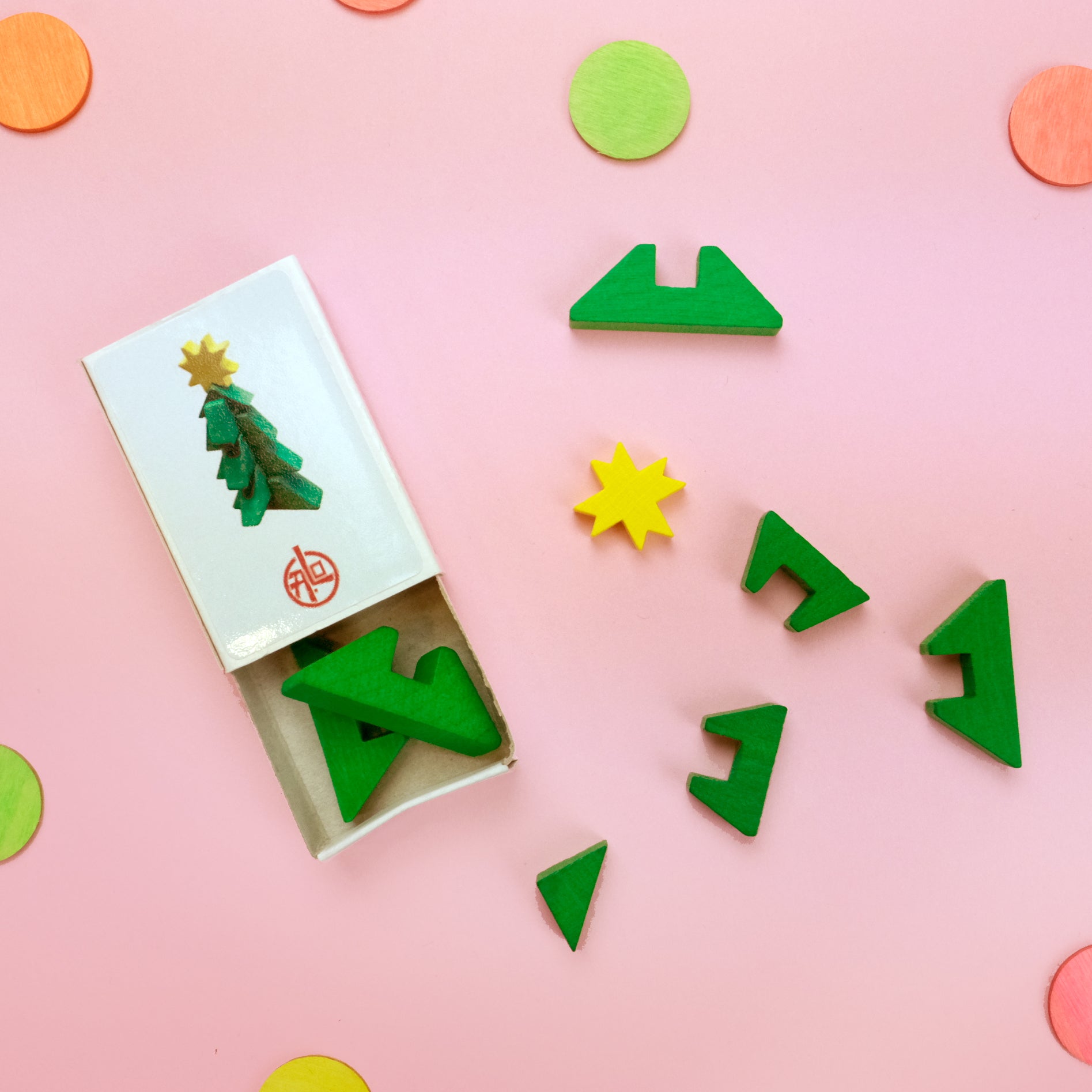 Mini Christmas tree in Matchbox