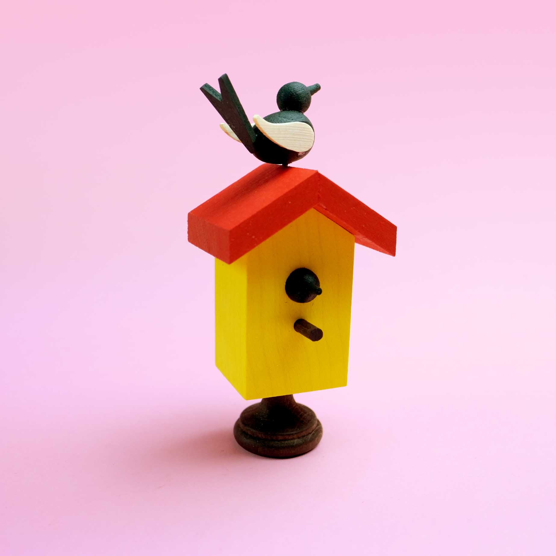 Star house with bird