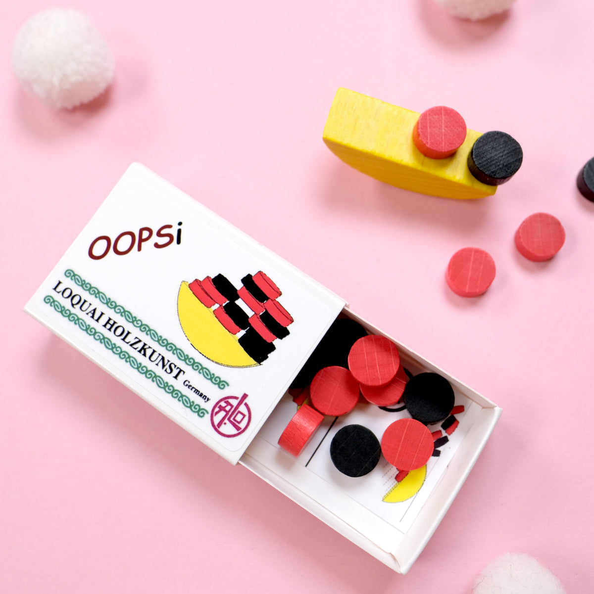 Mini-Balancierspiel in der Streichholzschachtel