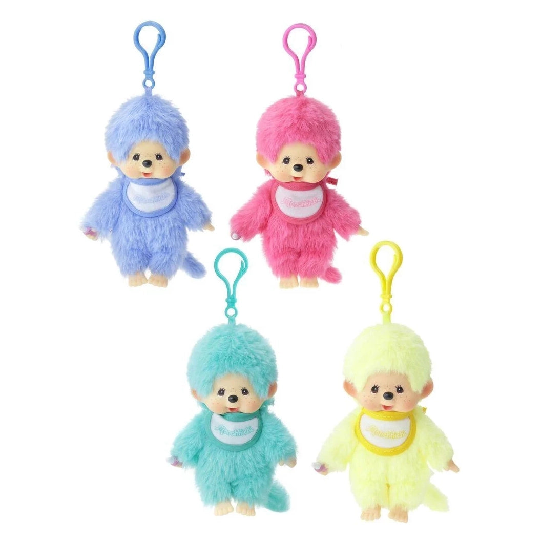 Colorful Monchhichi Keyring 15 cm
