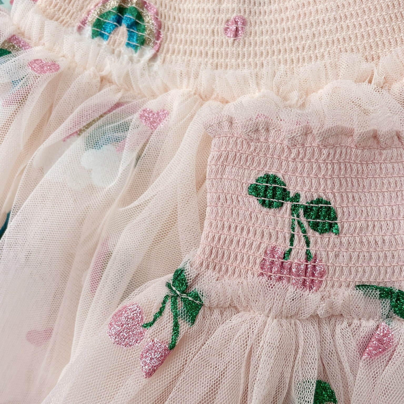 TULLIE SMOCK SKIRT - GRANDE CERISE