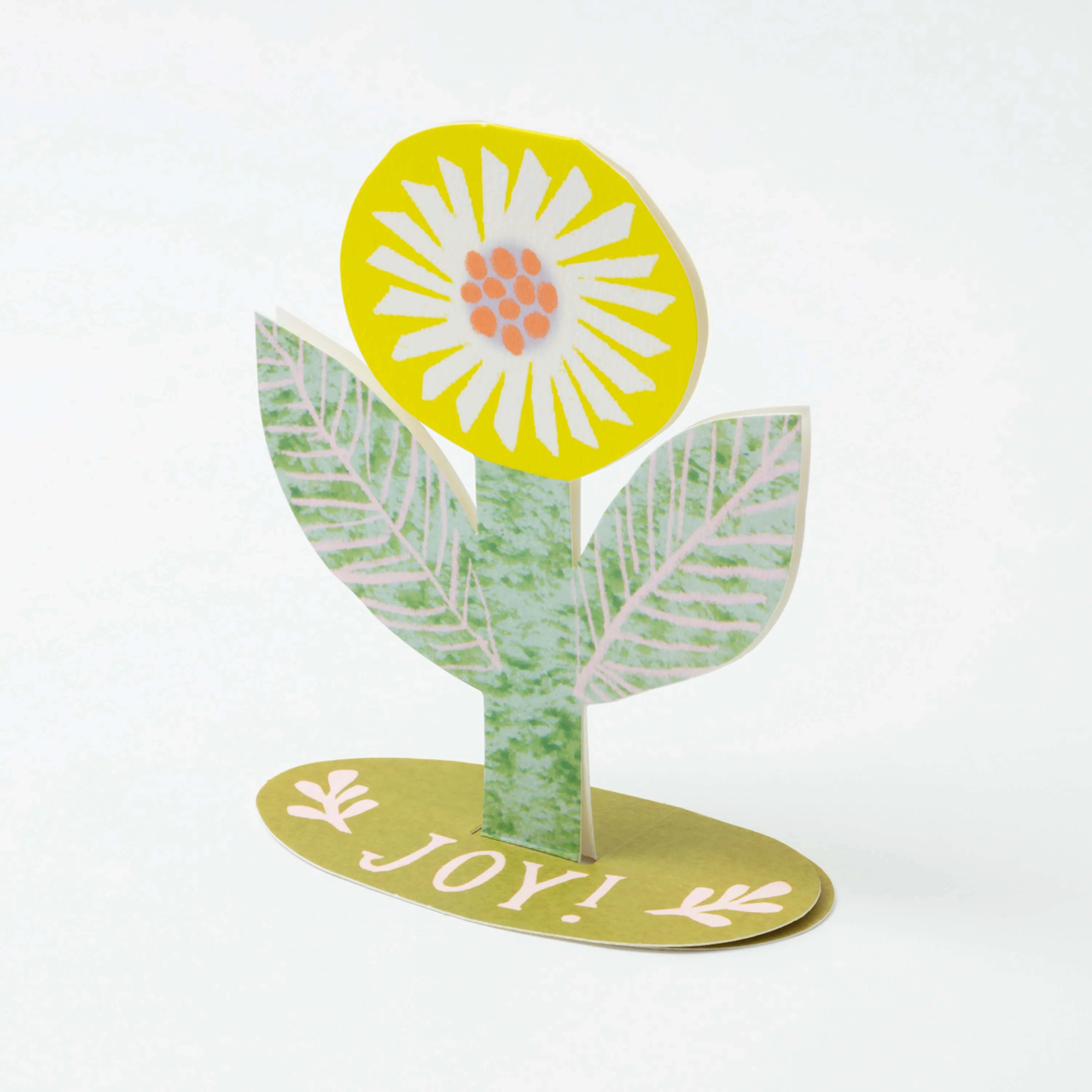 Joy Flower Stand-Up Card