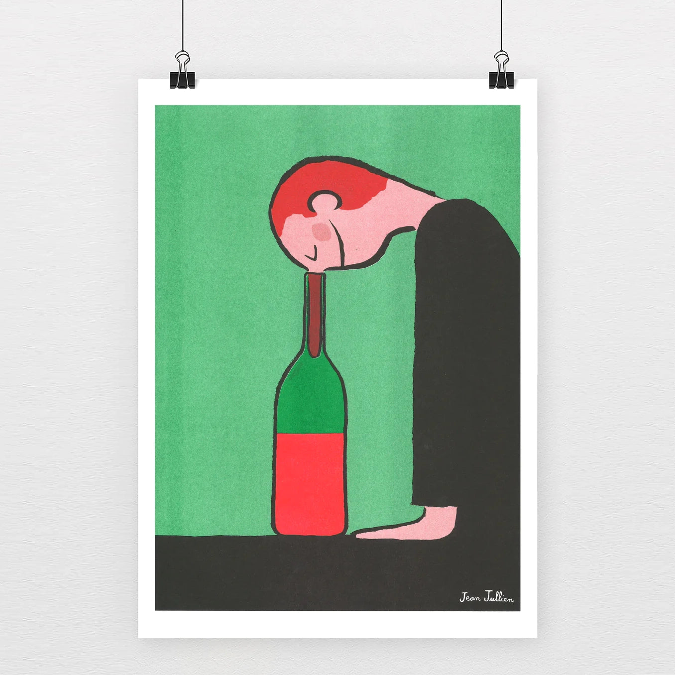 Poster Jean Jullien-bottle (A3)