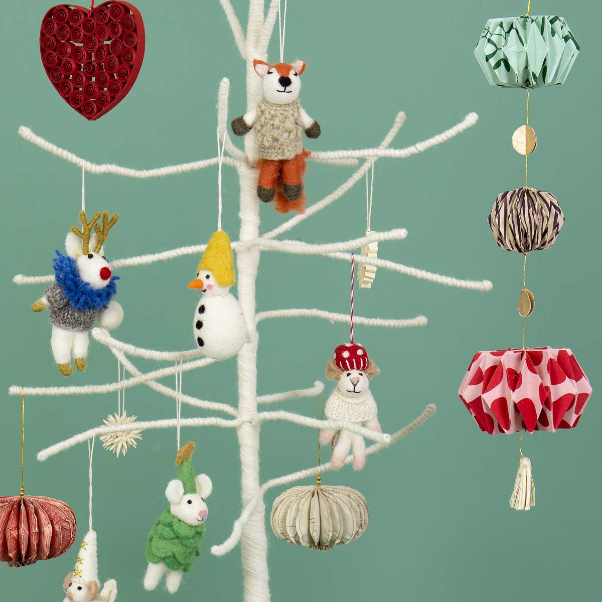 MUSHROOM MOUSE Christmas ornament