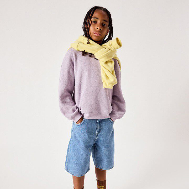 Kids' sweatshirt Evona - OVERDYED SUGARED ALMOND