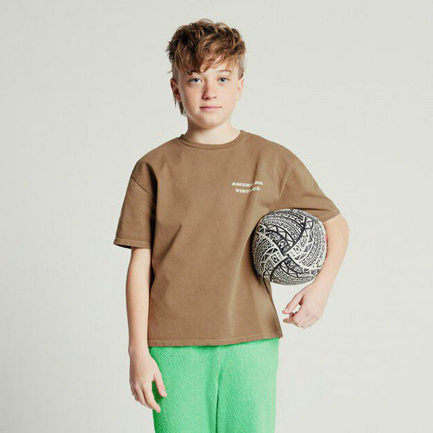 KID'S T-SHIRT FIZVALLEY - VINTAGE NUT