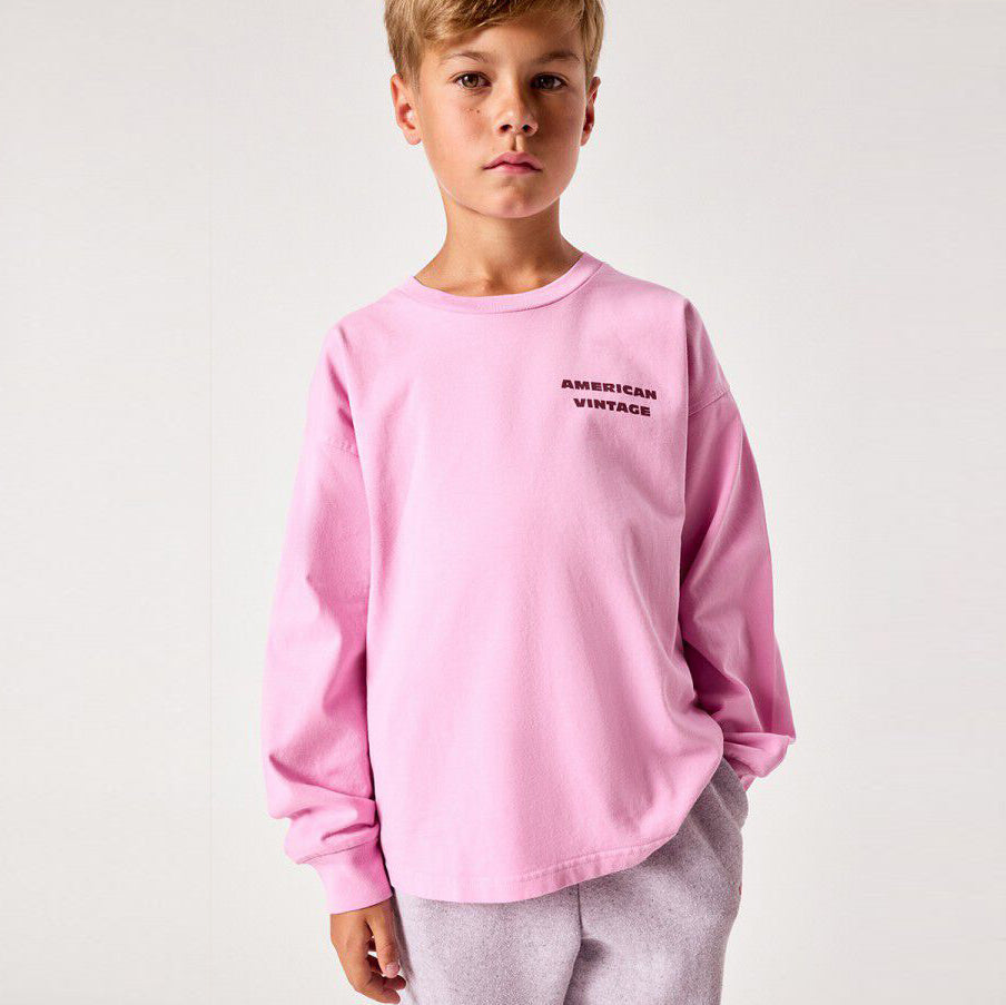 KID'S T-SHIRT FIZVALLEY - VINTAGE COTTON CANDY