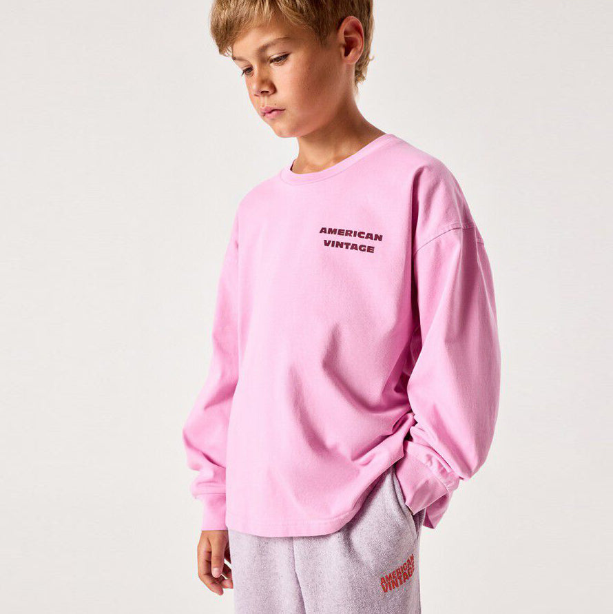 KID'S T-SHIRT FIZVALLEY - VINTAGE COTTON CANDY