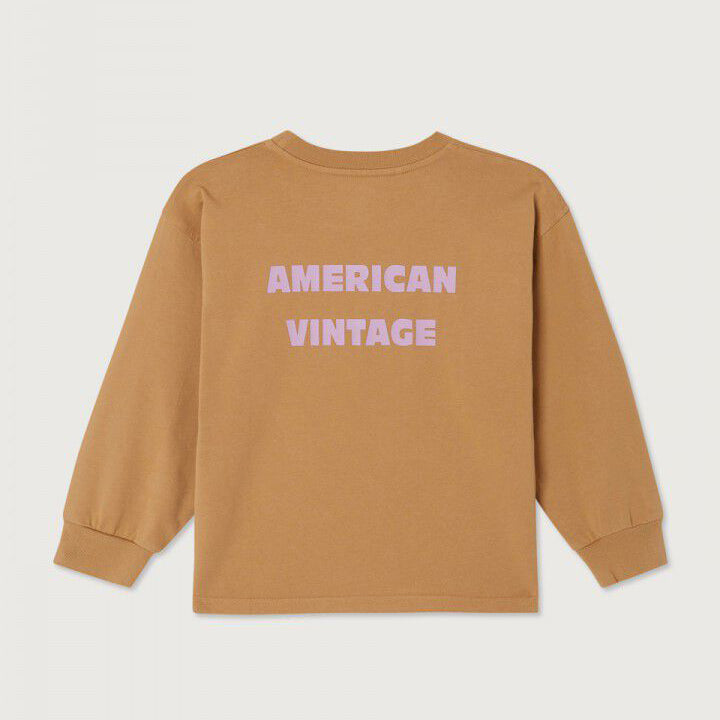 KID'S T-SHIRT FIZVALLEY - VINTAGE PEANUT BUTTER