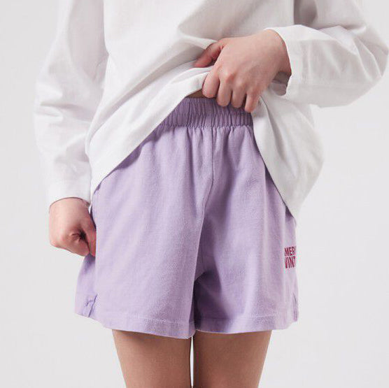 Kinder-Shorts Gixy – PASTEL LILAC
