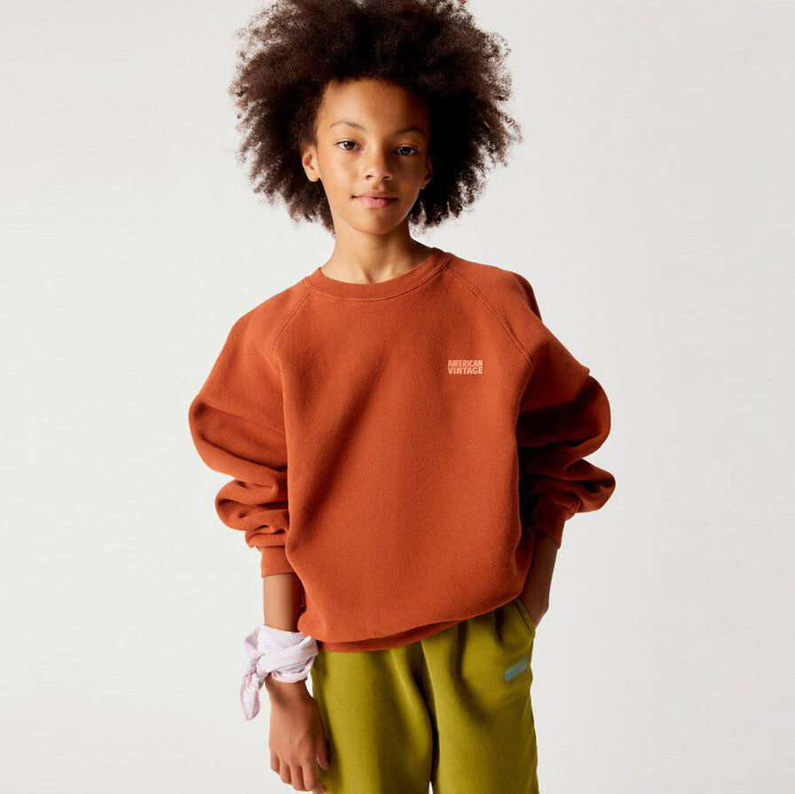 KID'S SWEATSHIRT IZUBIRD -  VINTAGE CINNAMON
