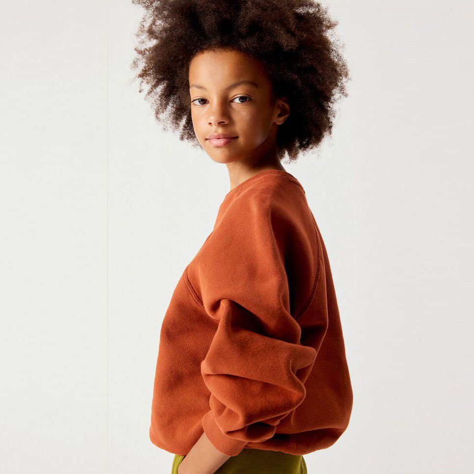 KID'S SWEATSHIRT IZUBIRD -  VINTAGE CINNAMON