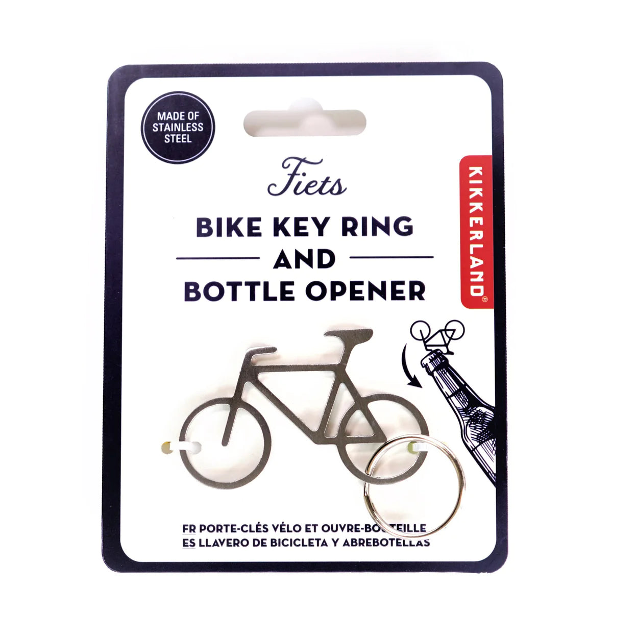 Fahrradschlüsselanhänger und Flaschenöffner