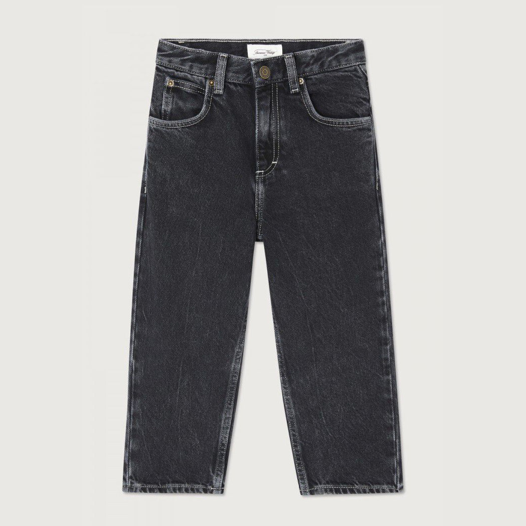 KID'S STRAIGHT JEANS YOPDAY - BLACK VINTAGE