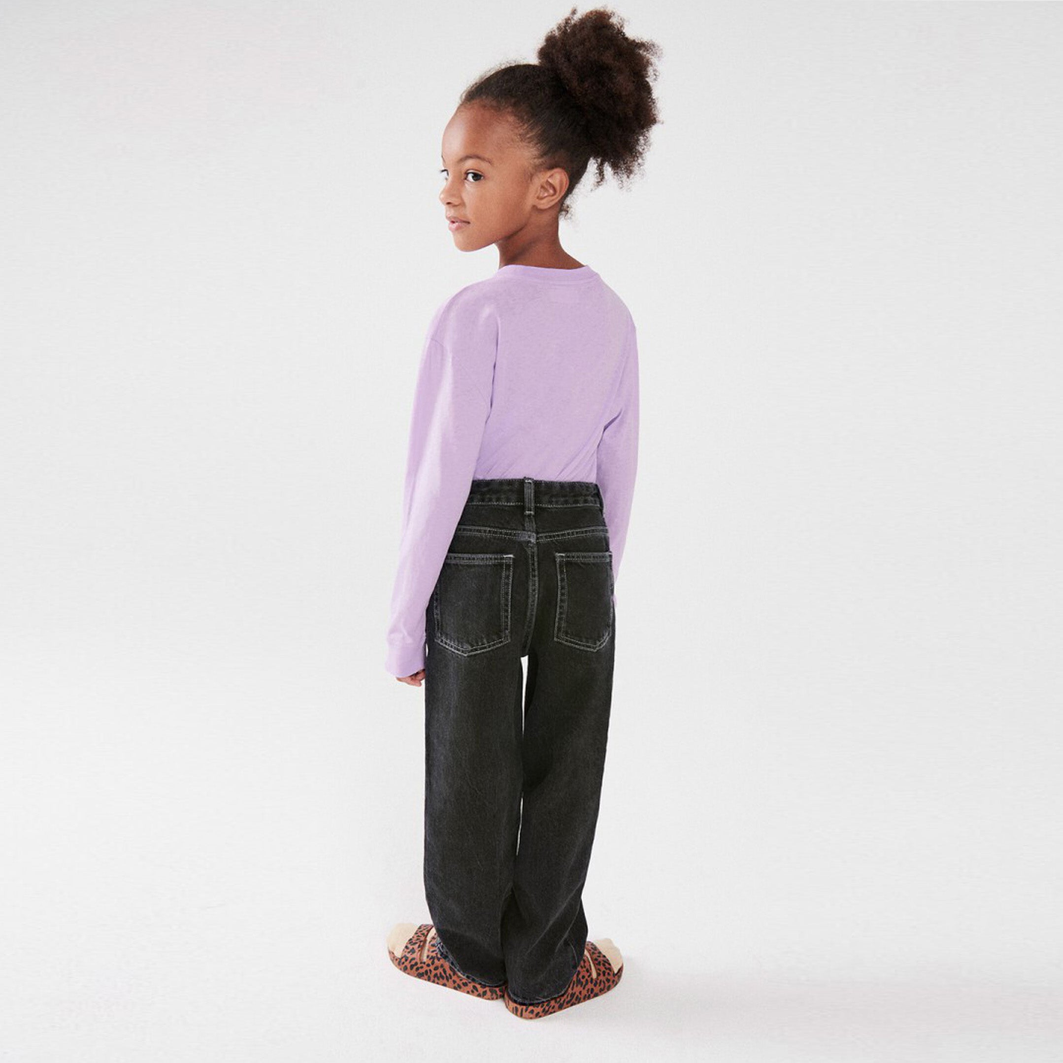 KID'S STRAIGHT JEANS YOPDAY - BLACK VINTAGE