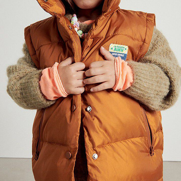 PADDED JACKET ZIDIBAY - GINGERBREAD