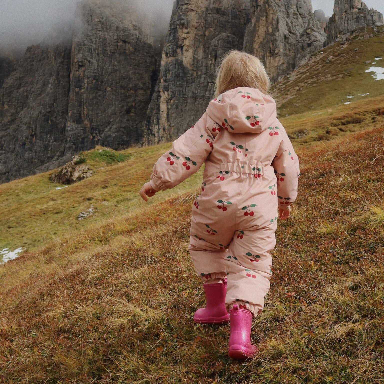 Award snowsuit - Ma grande cerise blush