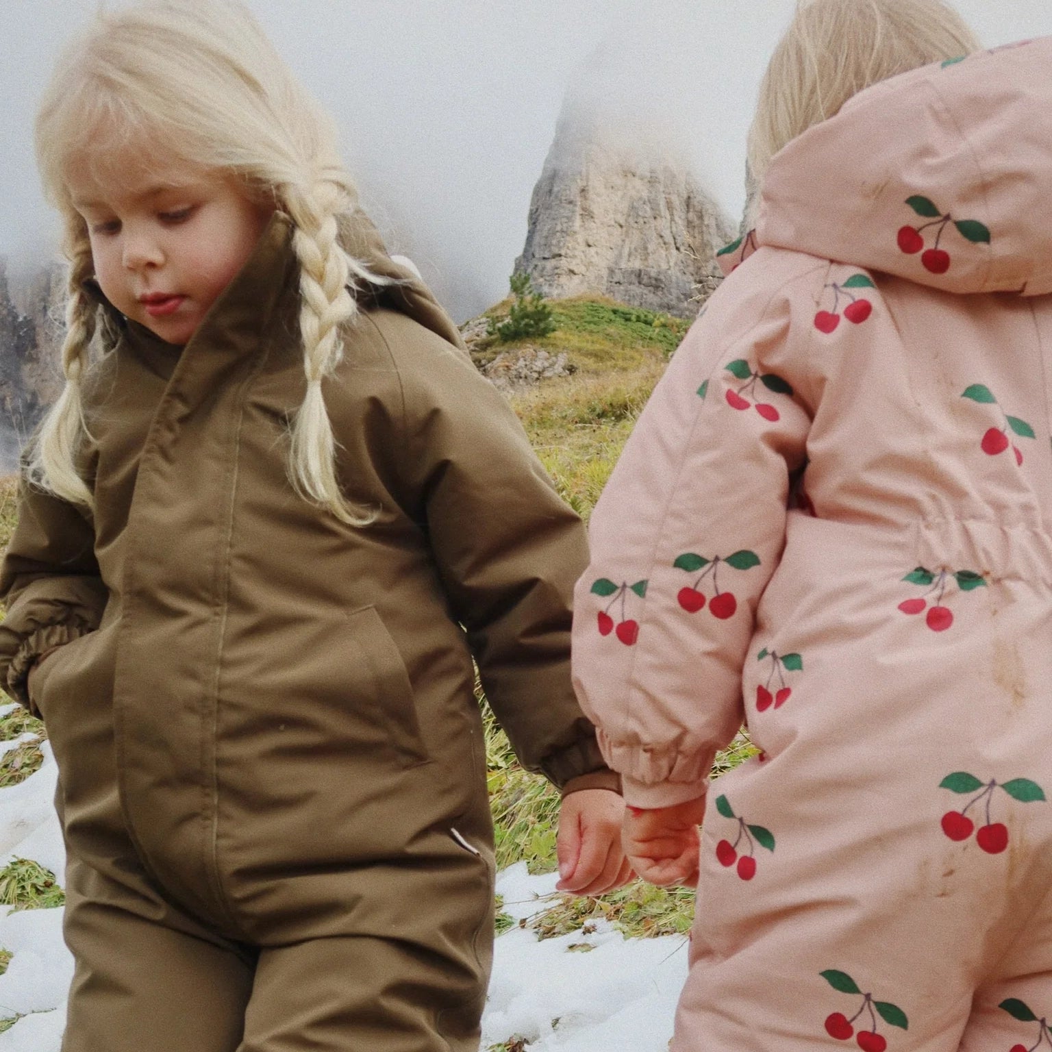 Award snowsuit - Ma grande cerise blush