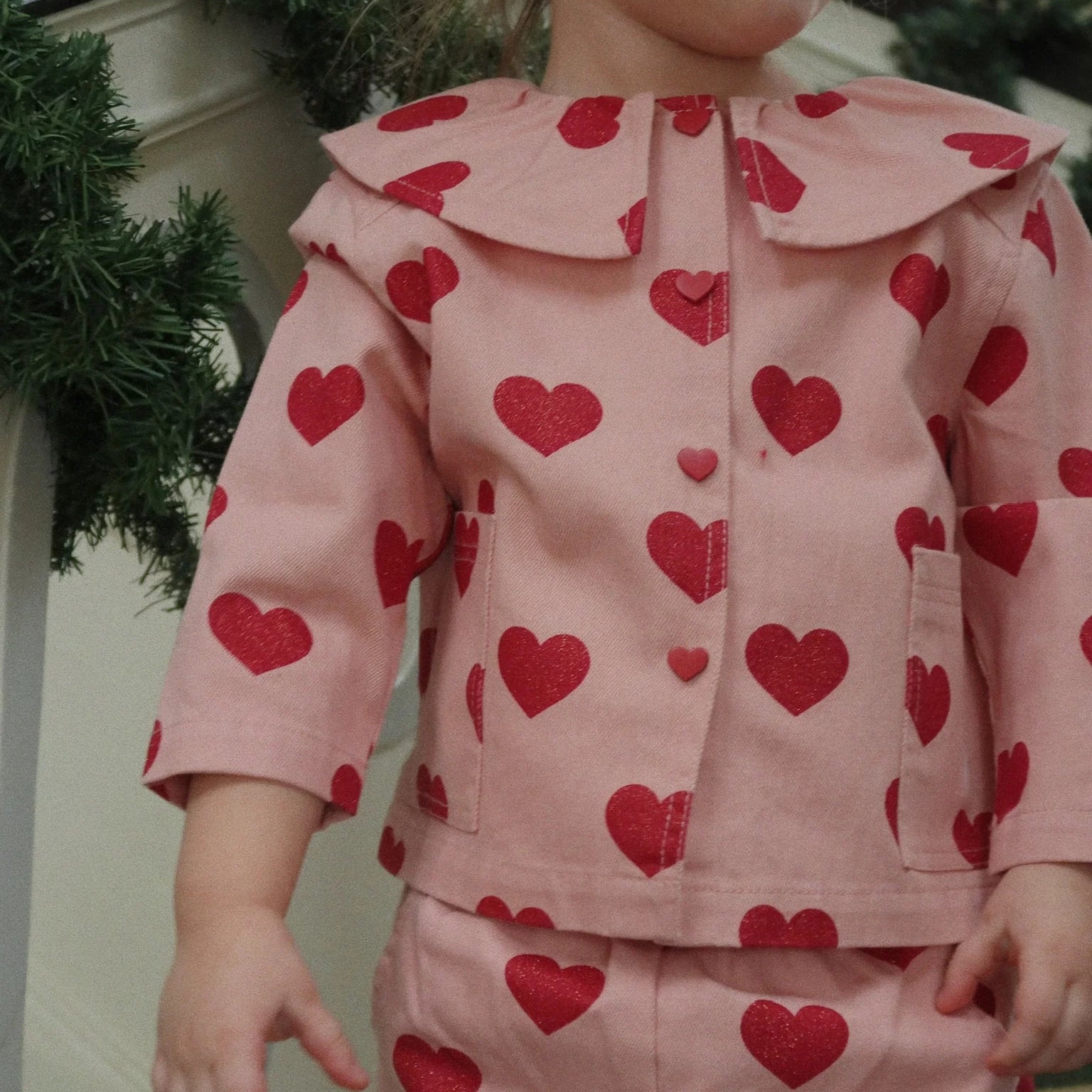 MAGOT COLLAR JACKET - AMOUR GLITTER