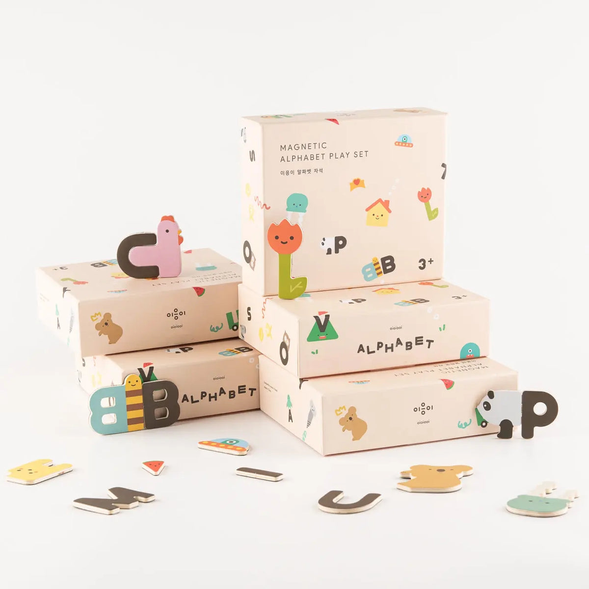 Zummy Magnetic Alphabet Themed Storytelling Playbox with Playing Cards 