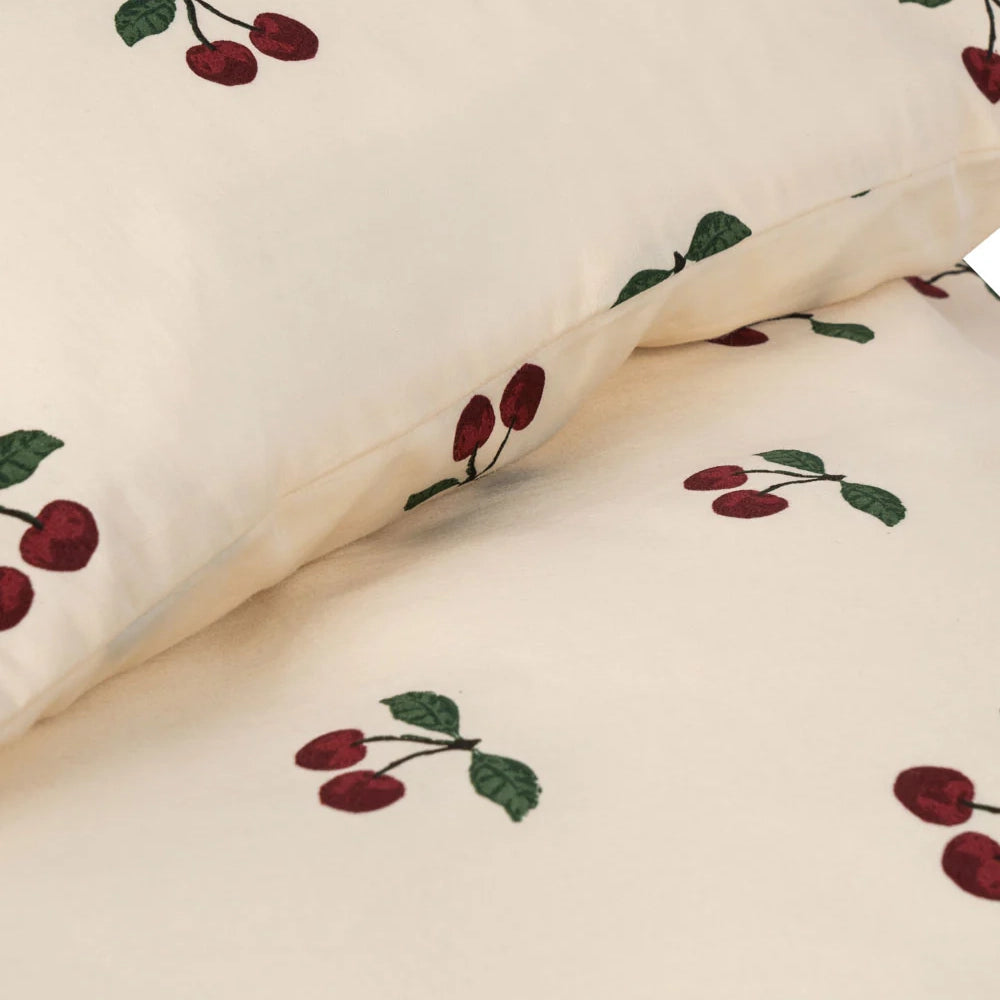 JUNIOR BEDDING GOTS - ma grande cerise