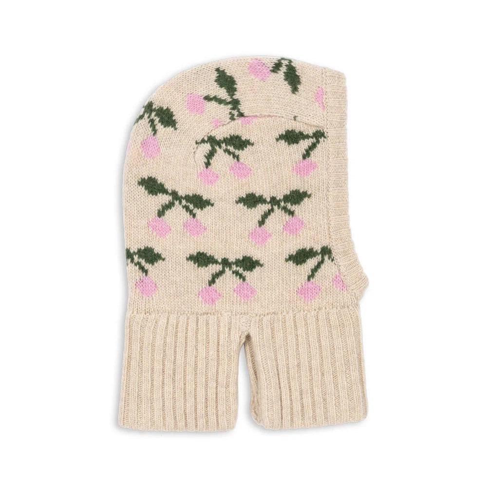 BELOU KNIT BALACLAVA - CHERRY