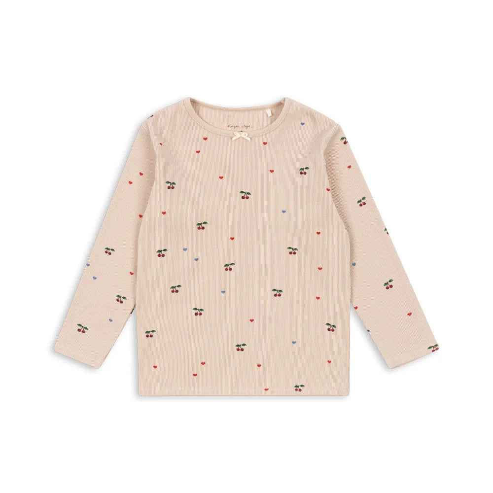 Ella tee - cherry coeur blush