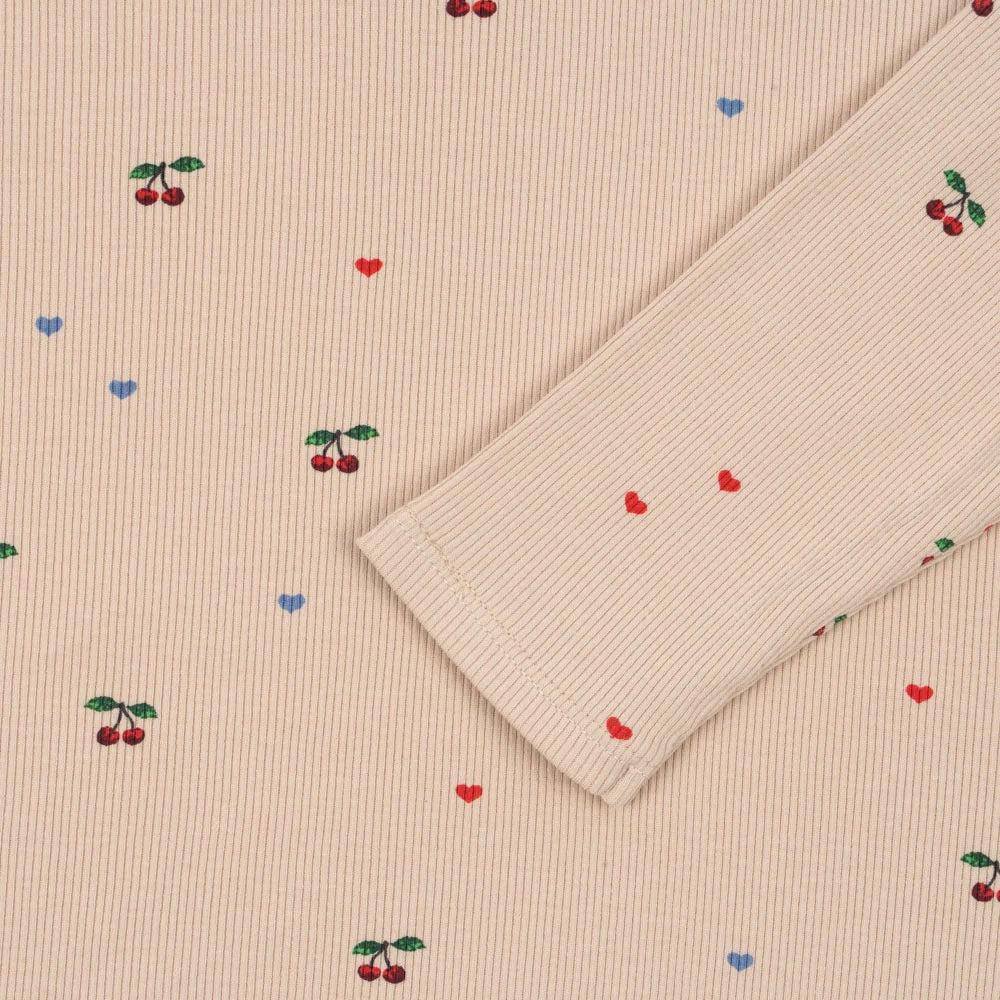 Ella tee - cherry coeur blush