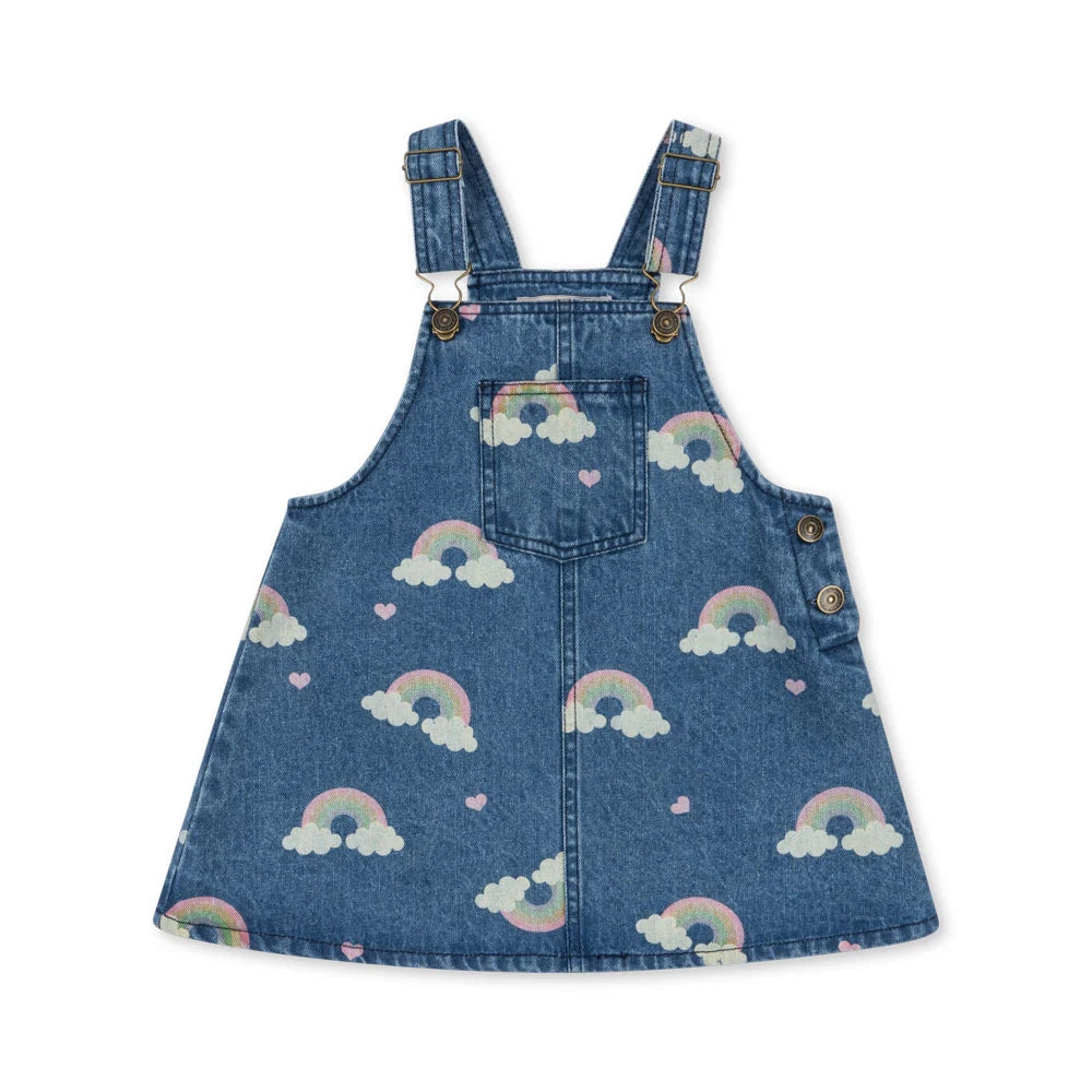MAGOT OVERALL DRESS - RAINBOW