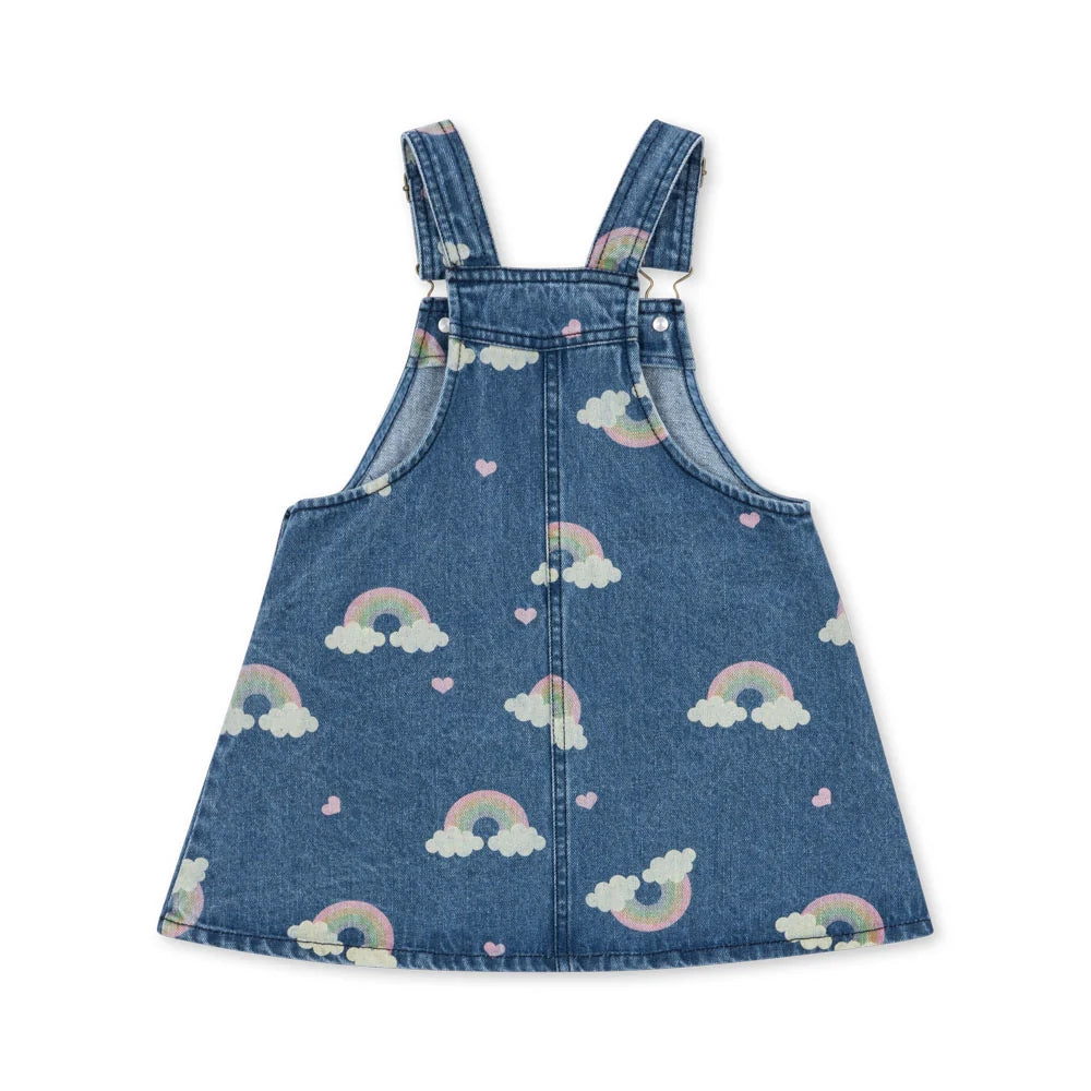 MAGOT OVERALL DRESS - RAINBOW