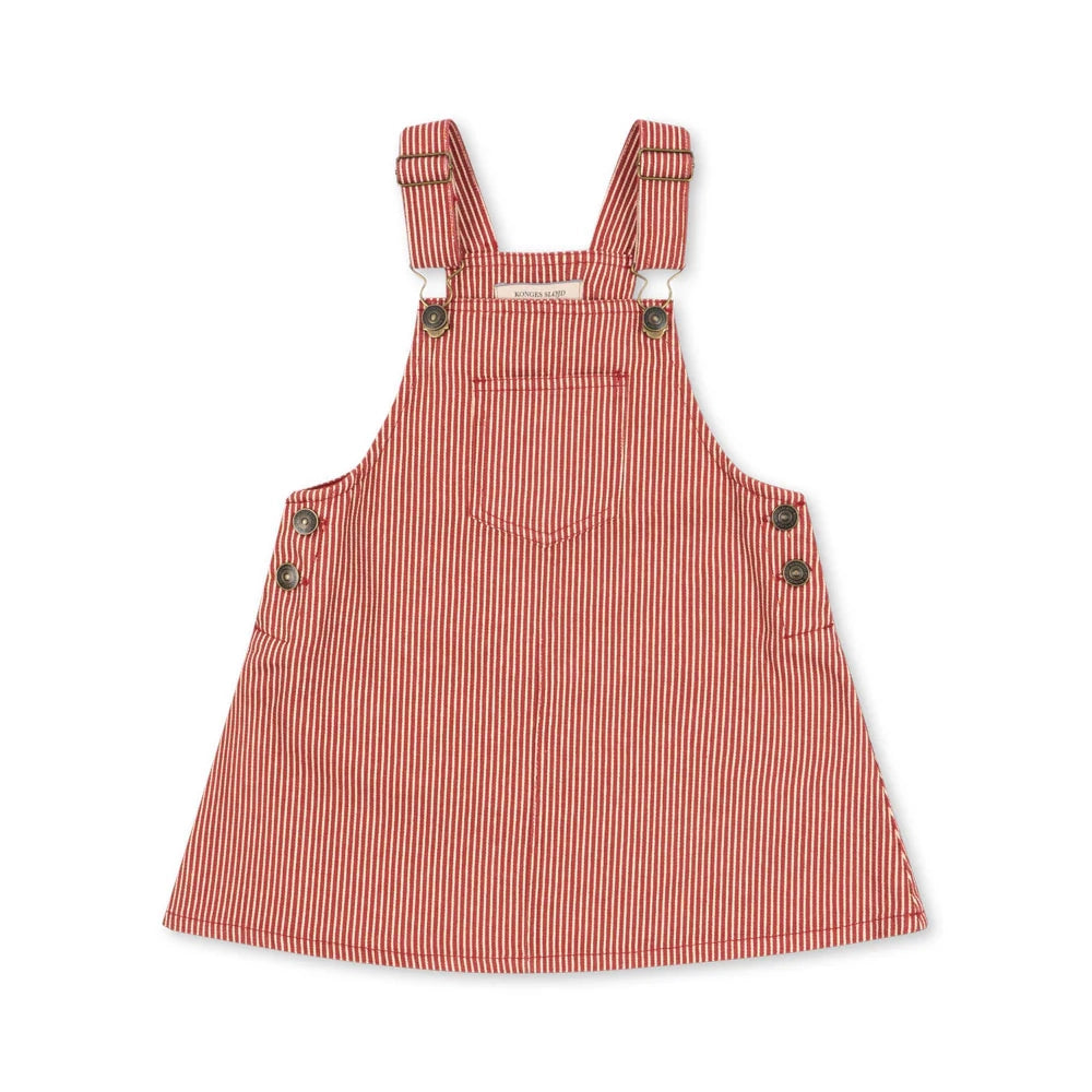 LUC SPENCER DRESS - MILK ROUGE STRIPE