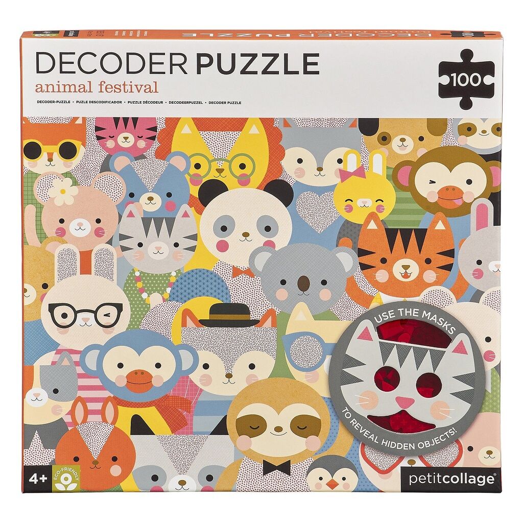 Animal Festival 100-Piece Decoder Puzzle