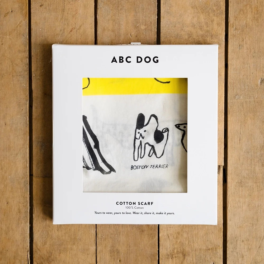 ABC DOGS SCARF