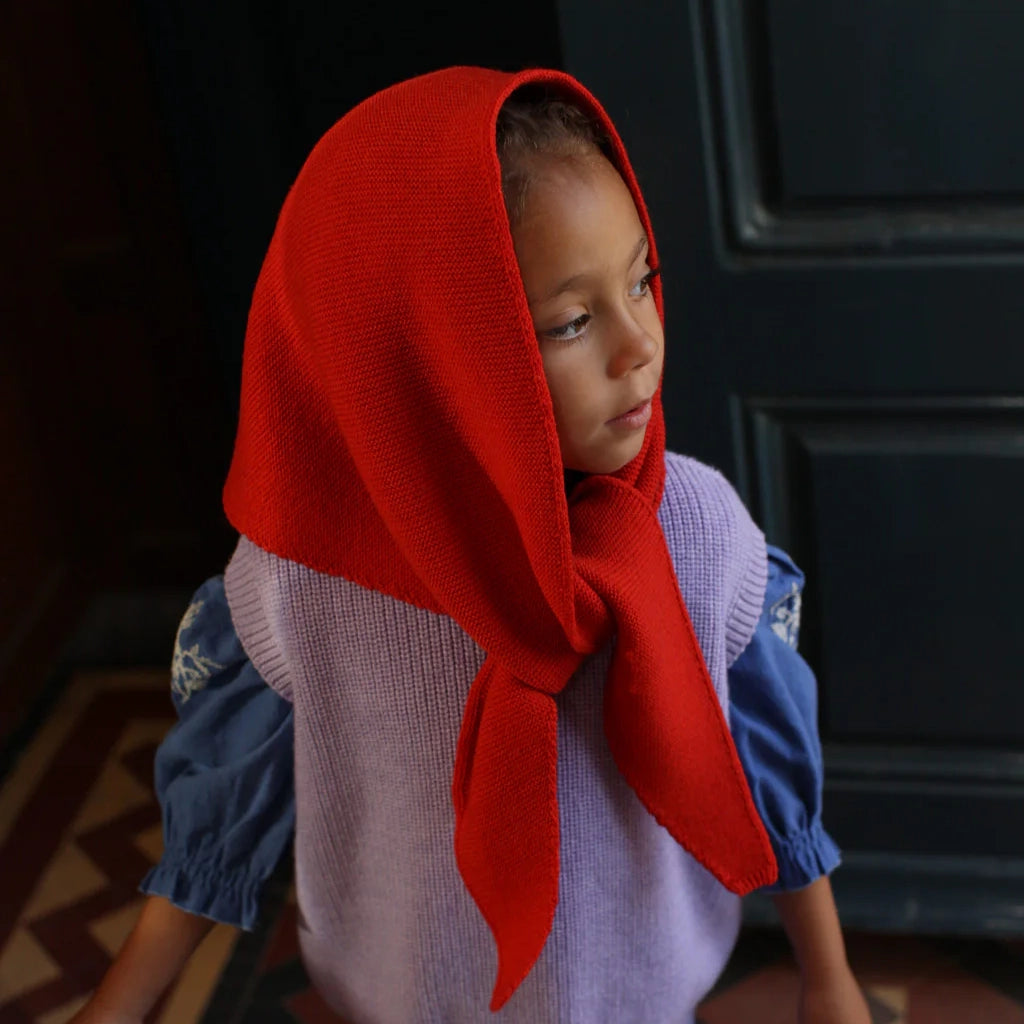 Josephina Triangle scarf - Red