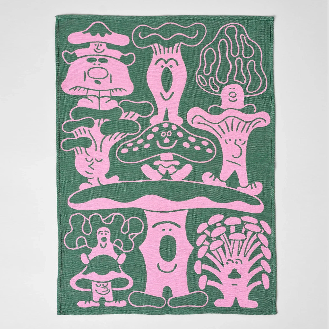 Mushrooms Cotton Tea Towel