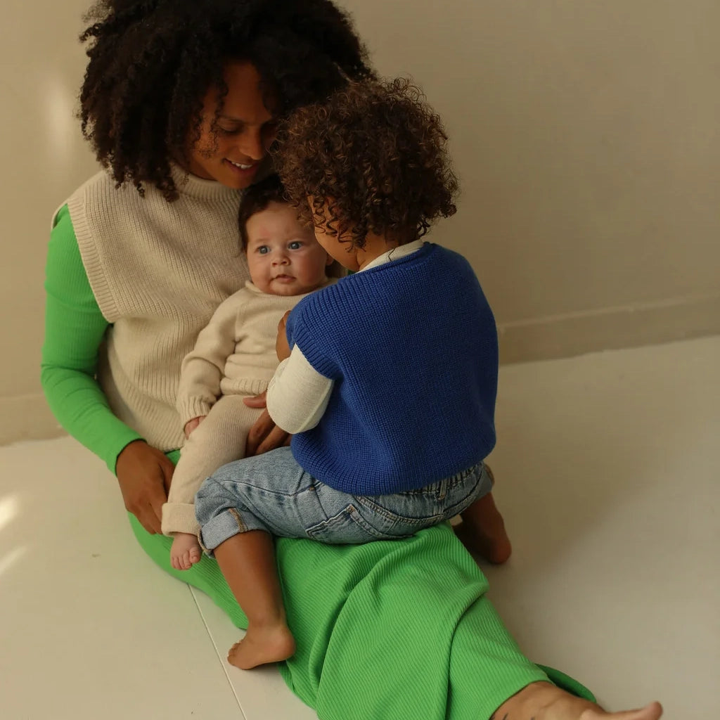 KIDS Harvey Merinoweste - Cobalt Blau