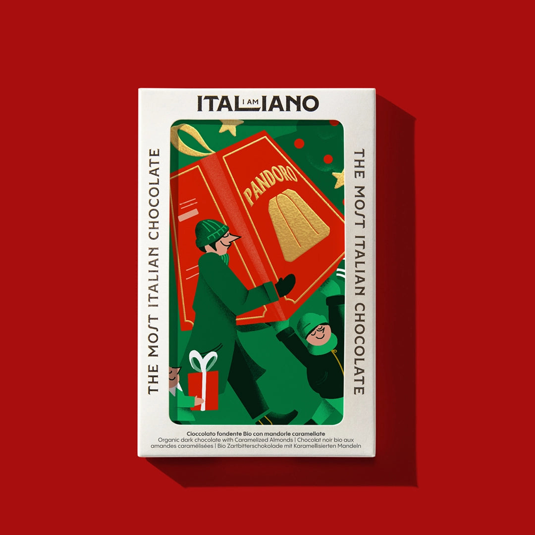 Organic Dark Chocolate Pandoro with Almond