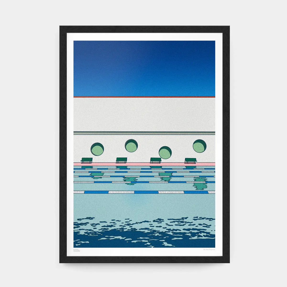 Lido Ii Art Print - A3