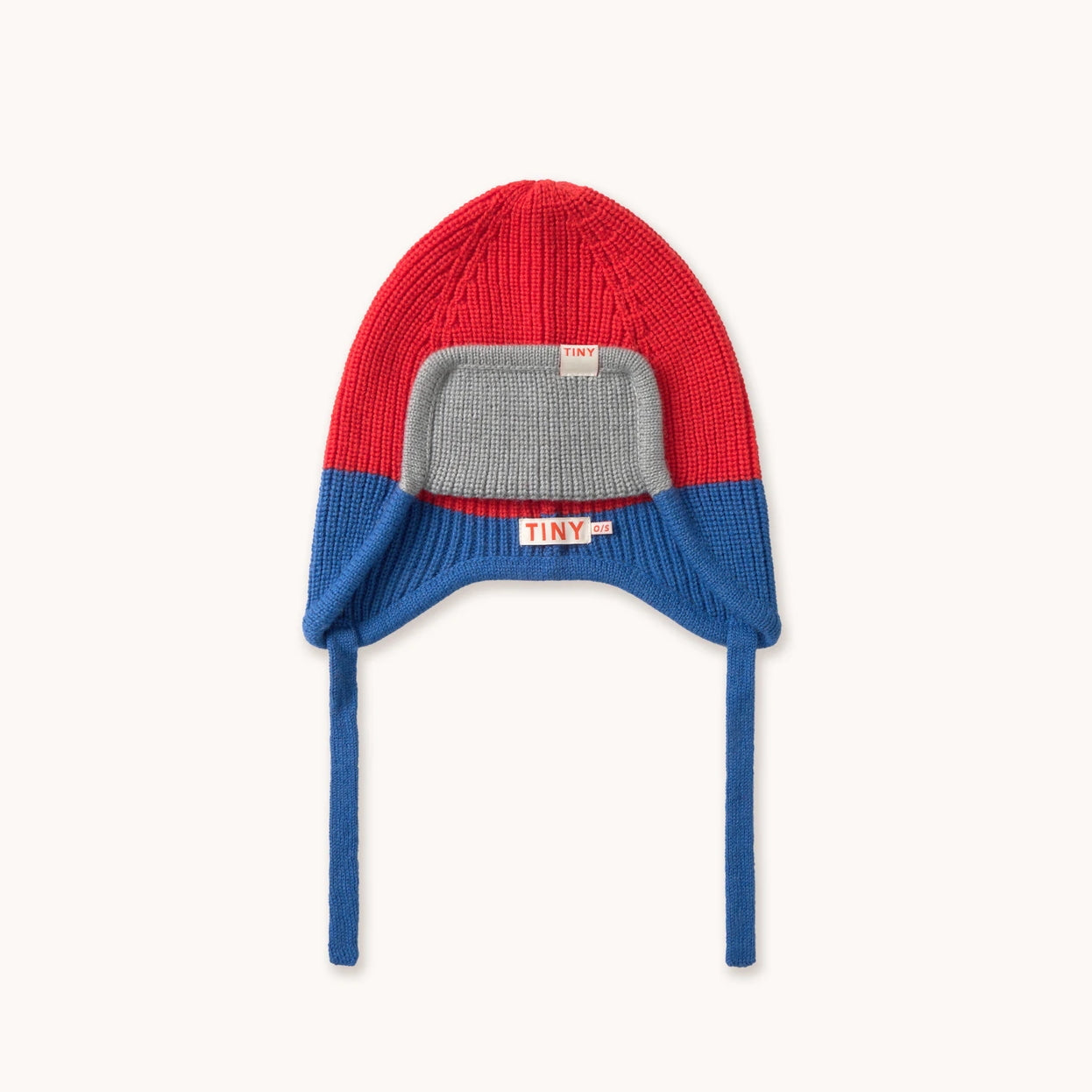 COLOR BLOCK EARFLAP BEANIE