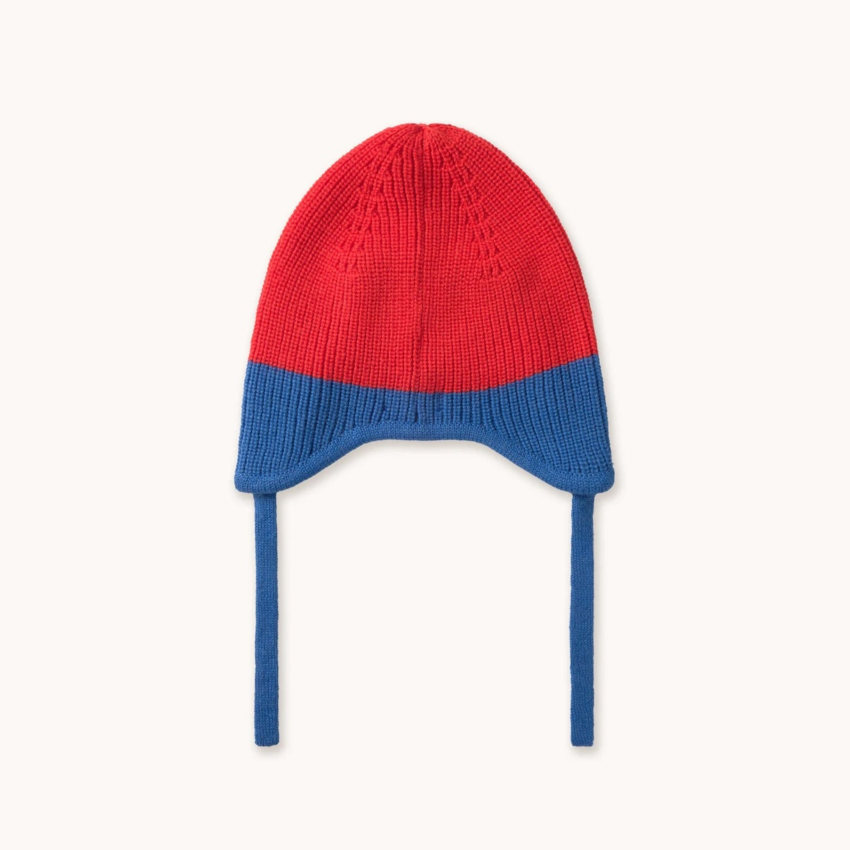 COLOR BLOCK EARFLAP BEANIE